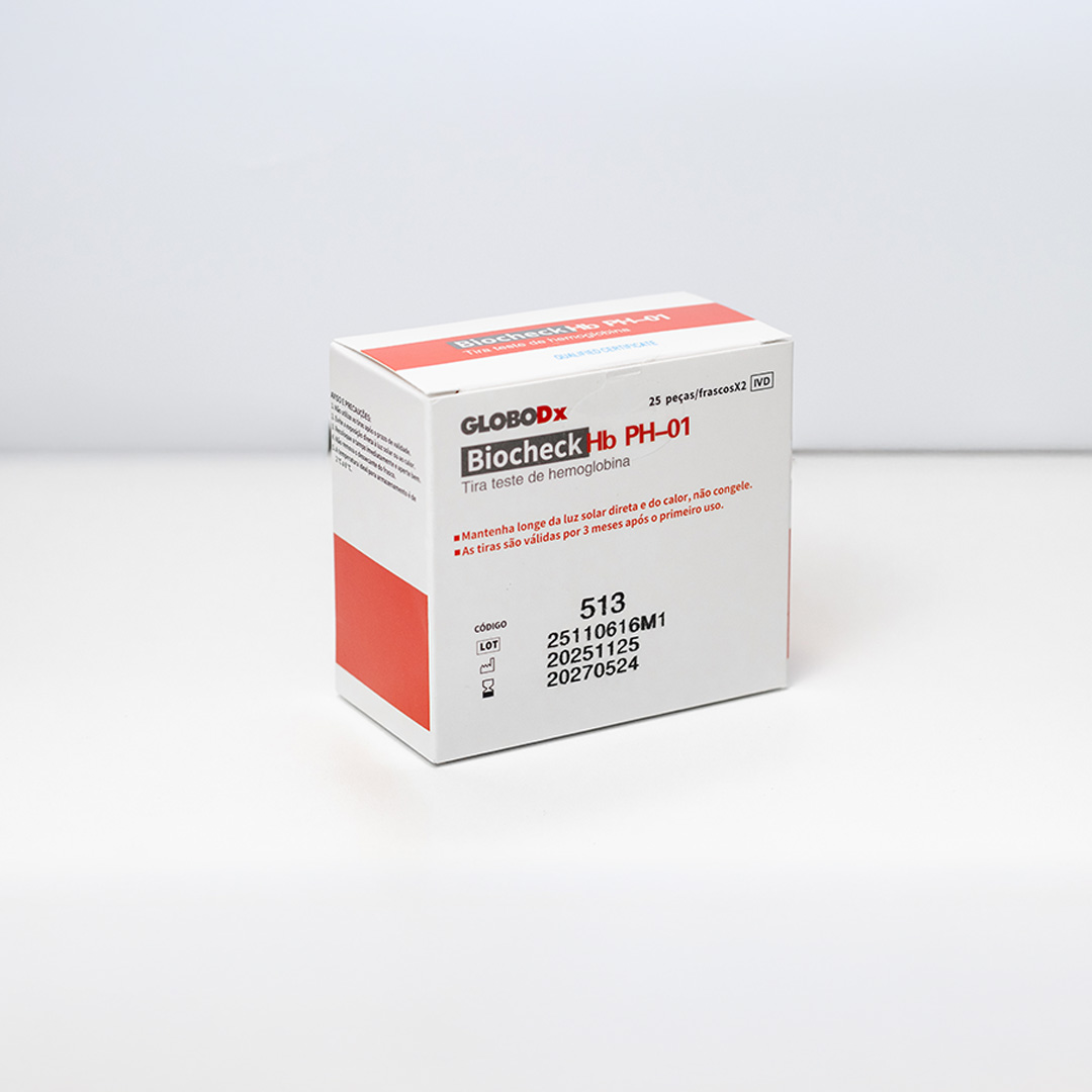 Teste De Hemoglobina HB e Hematócrito HT Biocheck PH-01 C/50 - IMAGEM m 2