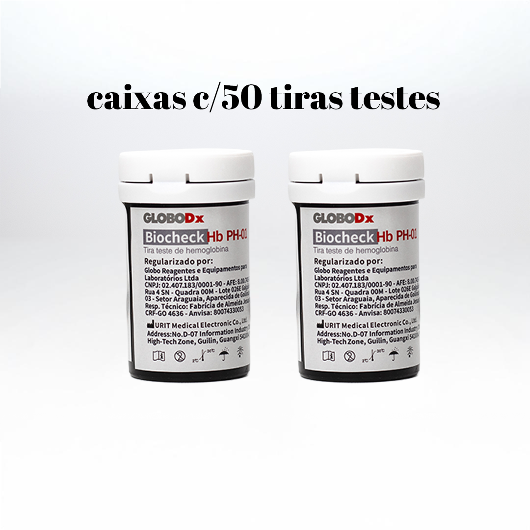 Teste De Hemoglobina HB e Hematócrito HT Biocheck PH-01 C/50 - IMAGEM m 3